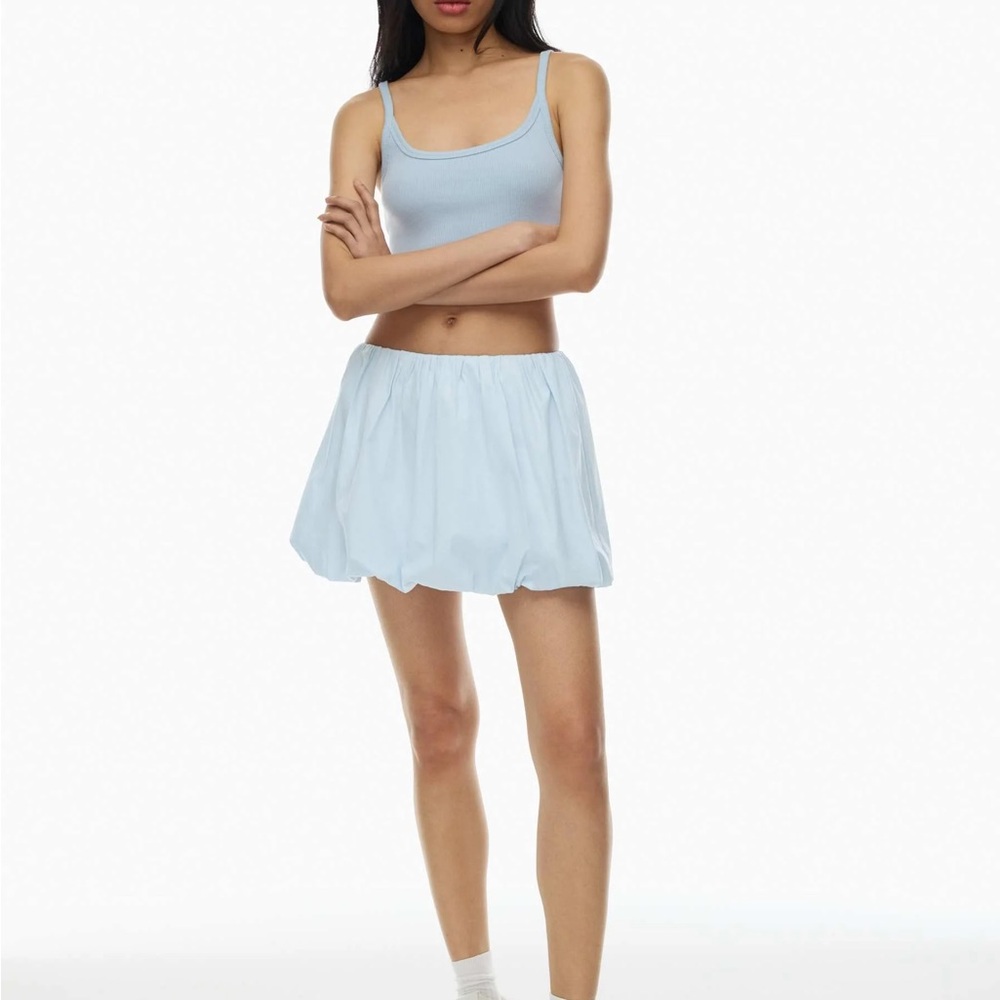 Sunday Best Light Blue Mini Skirt